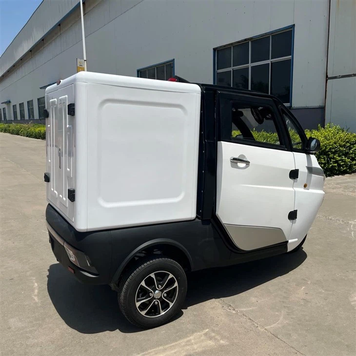 Mini Electric Van Refrigeration Cargo Tricycle For Sale